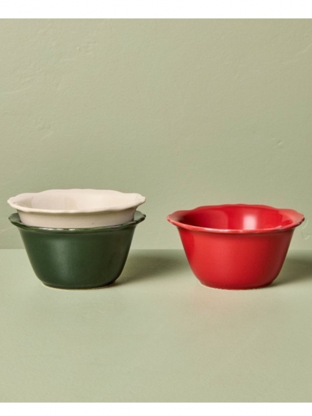 Set of 3 4.6" Stoneware Reactive Glaze
Mini Bowls - Hearth & Hand™ with Magnolia